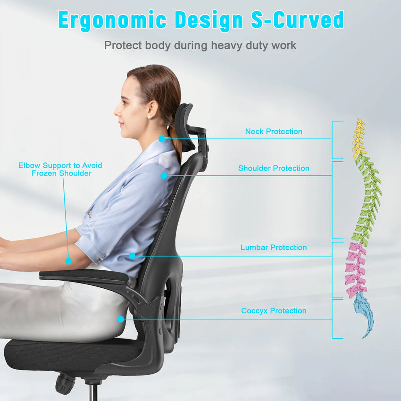 Magner sedia ergonomica con poggiatesta